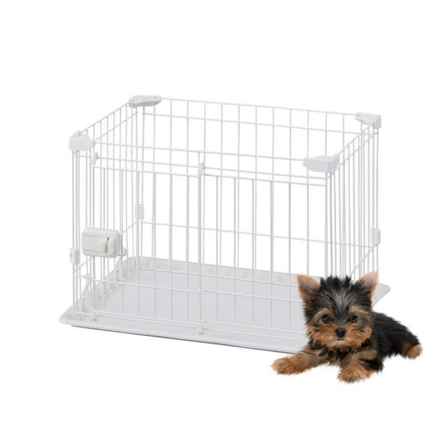 PETTOM 犬 サークル ペットフェンス ペットケージ 犬 ゲージ 中大型犬