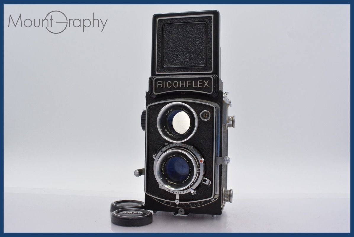 リコー RICOH RICOHFLEX 8cm F3.5 前キャップ付 同梱可 mj5790
