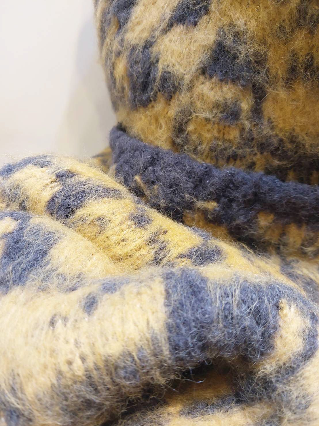 高得点の 公式正規取扱い ALYSI アリジ ニットジレ ロングベスト ジレ ベスト レオパード 来店をご期待!