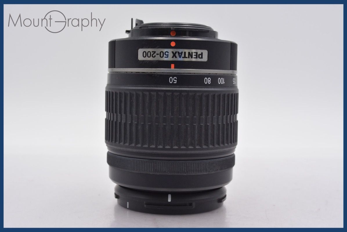 ペンタックス PENTAX SMC PENTAX-DA L 50-200mm F4-5.6 ED 前後キャップ-レンズフィルター付 完動 同梱可 mj5805