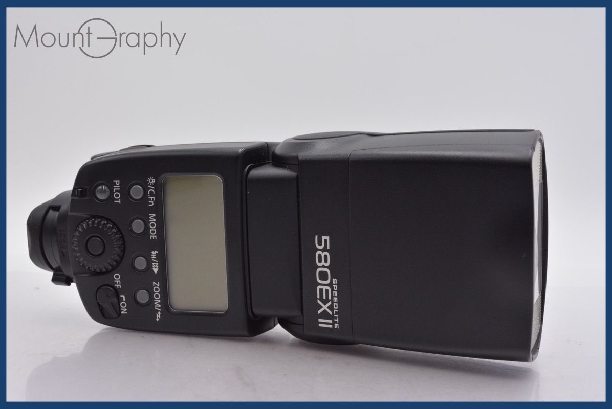  上 キヤノン Canon 580 EX II 元箱 ソフトケース付 同梱可 mj 5817 ストロボ カメラアクセサリー