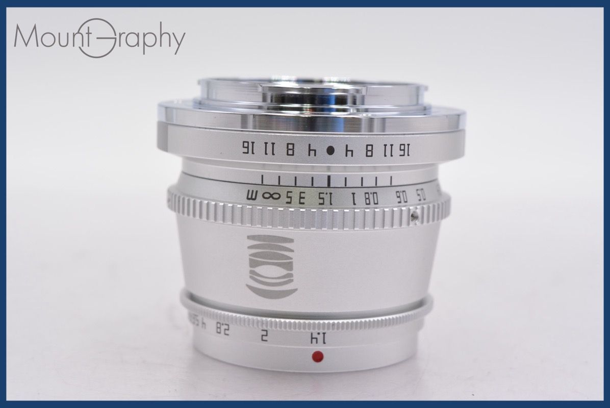 上 ティーティーアーティザン TTArtisan DJ-OPTICAL 35mm F1.4 前後キャップ付 完動 同梱可 mj5825