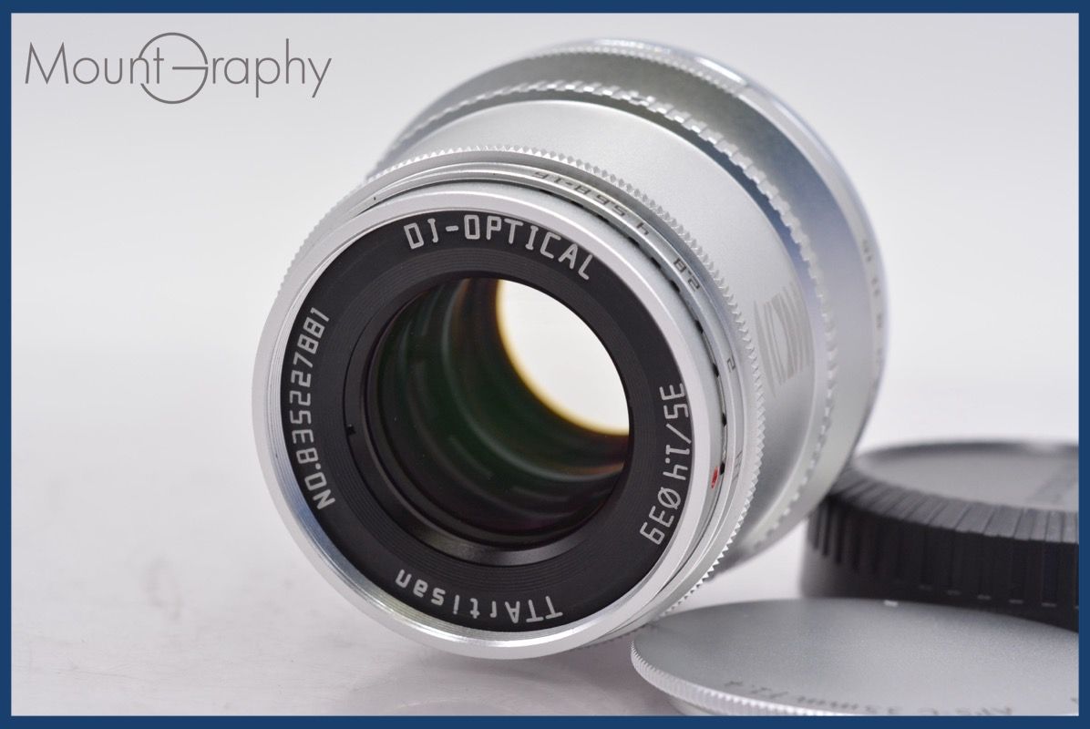 上 ティーティーアーティザン TTArtisan DJ-OPTICAL 35mm F1.4 前後キャップ付 完動 同梱可 mj5825