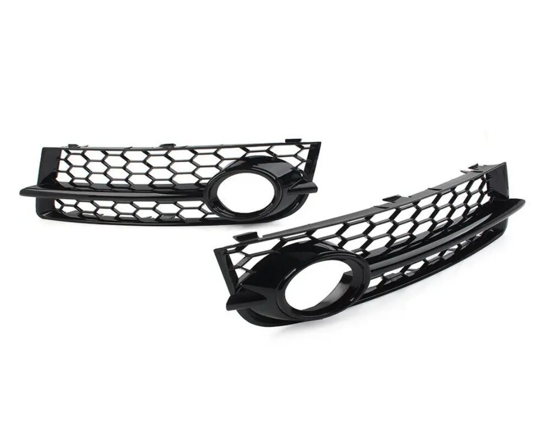 アウディTT8J 標準2006-2014用 フロントバンパー フォグランプ グリルカバー 六角形ハニカムカバー 純正互換 汎用品 Audi FFCRYSTALESIA_COM