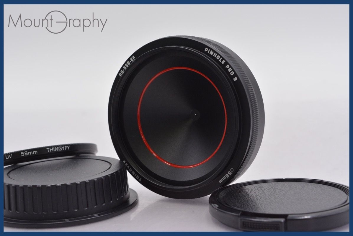 上 THINGYFY Pinhole Pro S 前後キャップ-レンズフィルター付 完動 同梱可 mj5865