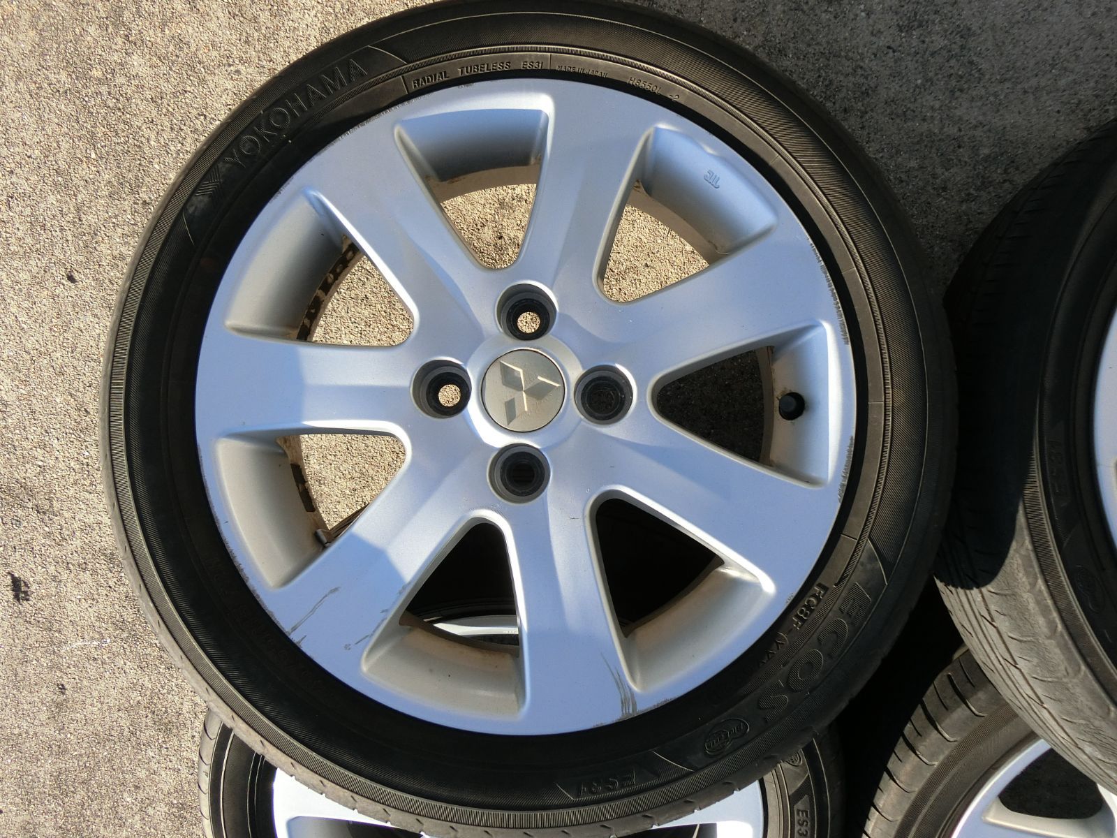 ミツビシ　アイ　i HA1W 純正アルミホイールセット　15×4J+35　15×5J+35　 867] 三菱純正 15インチ アルミホイール 4穴 4本セット 145⁄65R15 175