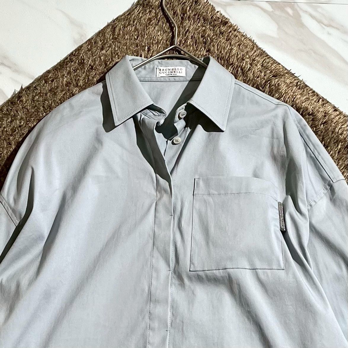 美品 ブルネロクチネリ BRUNELLO CUCINELLI ブラウス モニーレ 人気