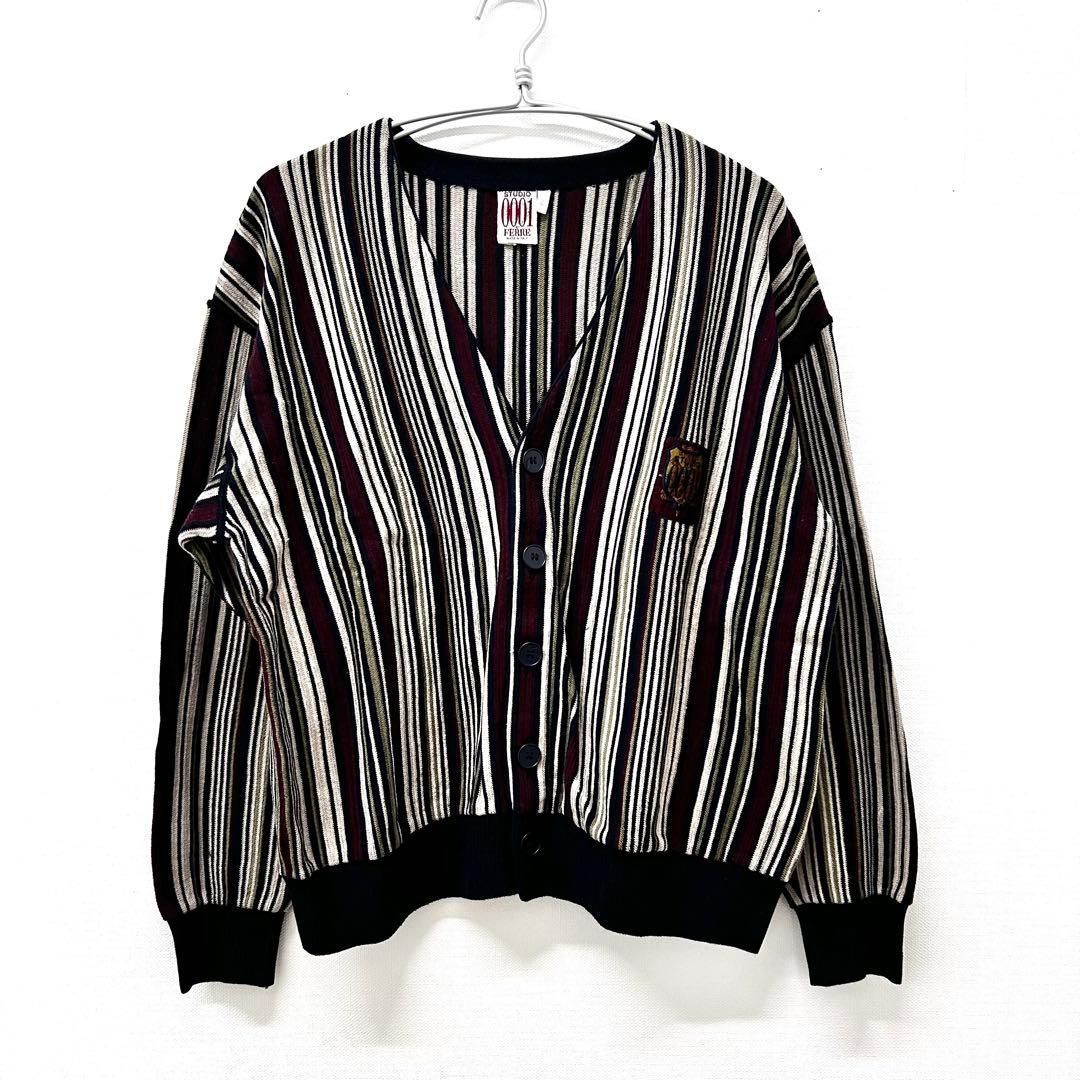 STUDIO 0001 ジャンフランコフィレ コットンカーディガン イタリア製 サイズM