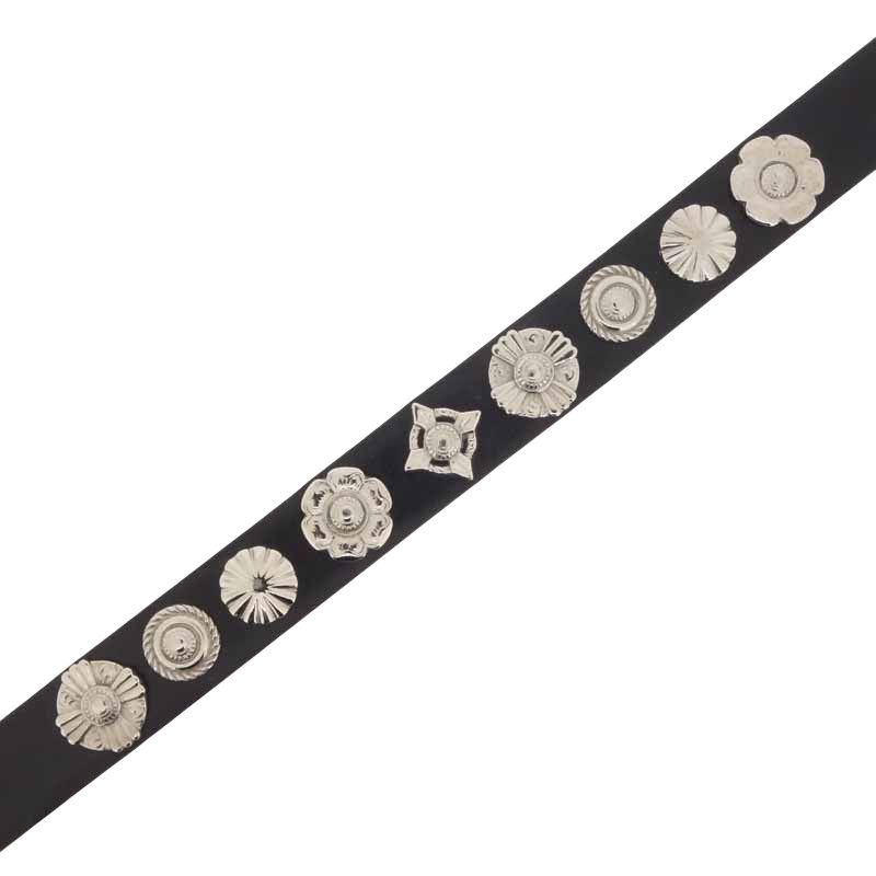 適切な トーガ|TOGA ARCHIVES TOO Double leather bangle ダブル レザー ブレスレット ブラック|シルバー サイズ ユニセックス標記なし