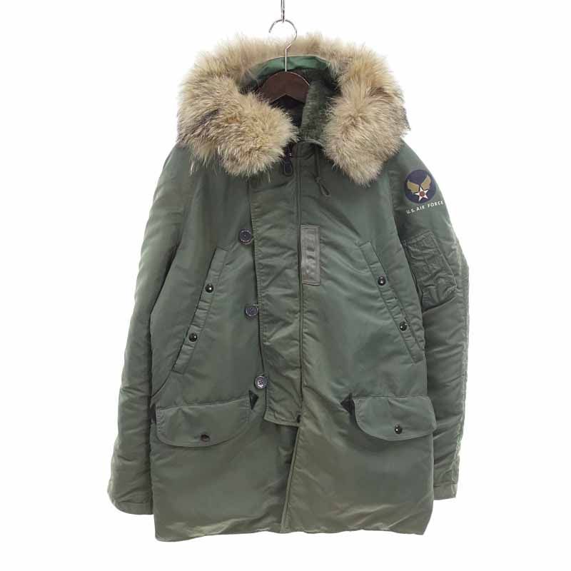 バズリクソンズ BUZZRICKSONS N-3B スレンダーモデル フライトジャケット オリーブグリーン カーキ サイズ メンズL