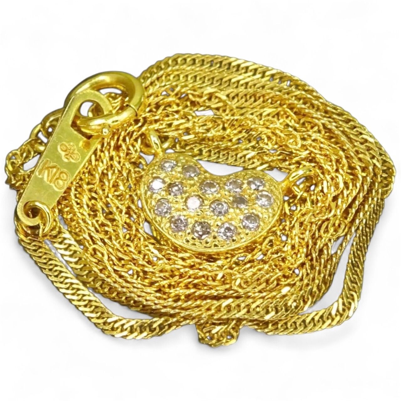 ジュエリーマキ K18 ネックレス 40cm 3.38g K18 40cm ネックレス