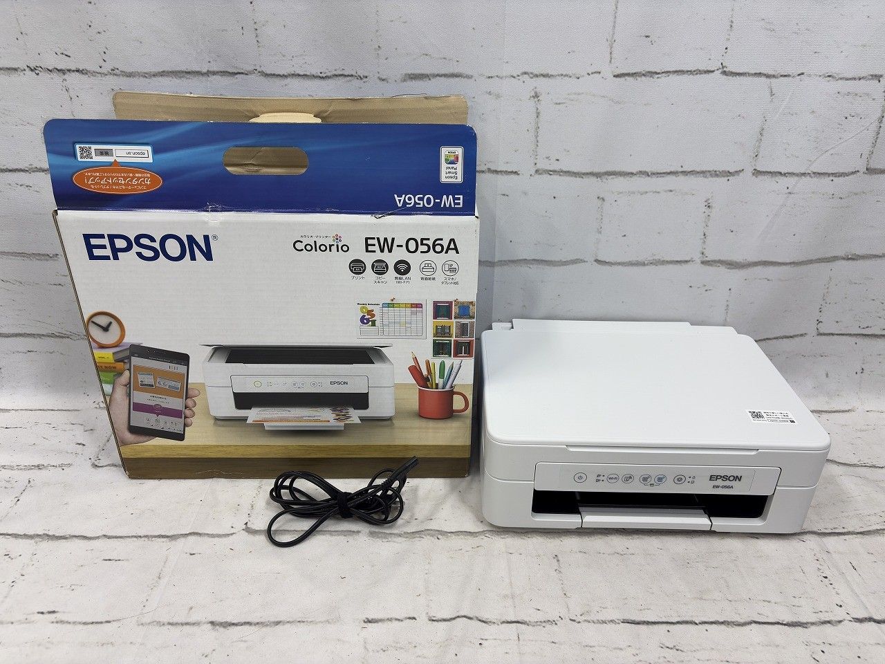 未使用/納品書有】EPSON プリンター EW-056A インク無 未使用/納品書有