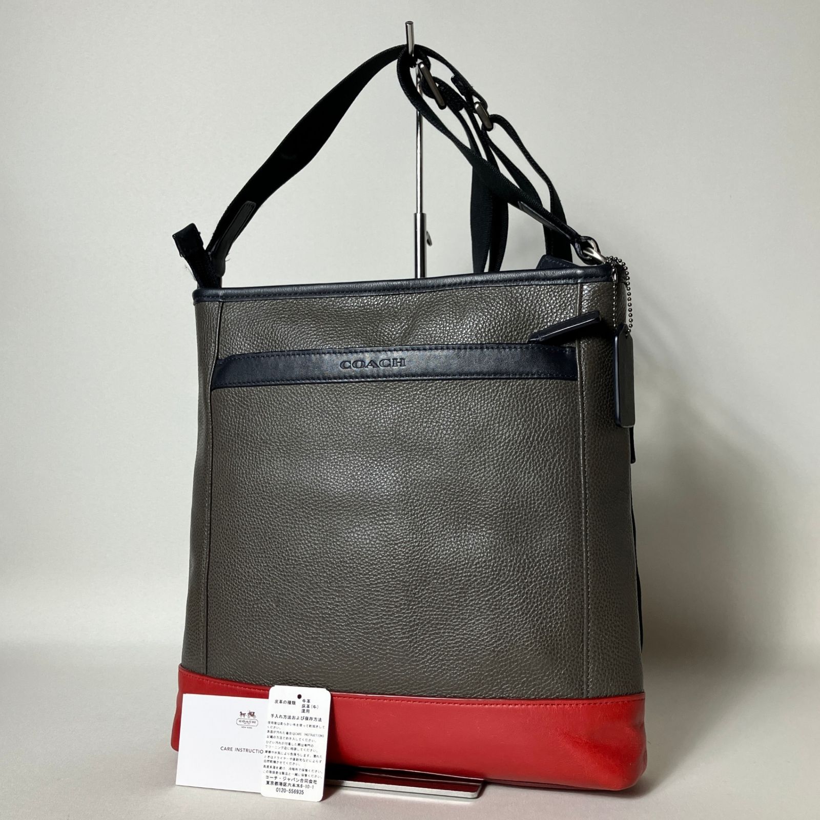 2508-380｜美品｜コーチ ショルダーバッグ レザー バイカラー - メルカリ