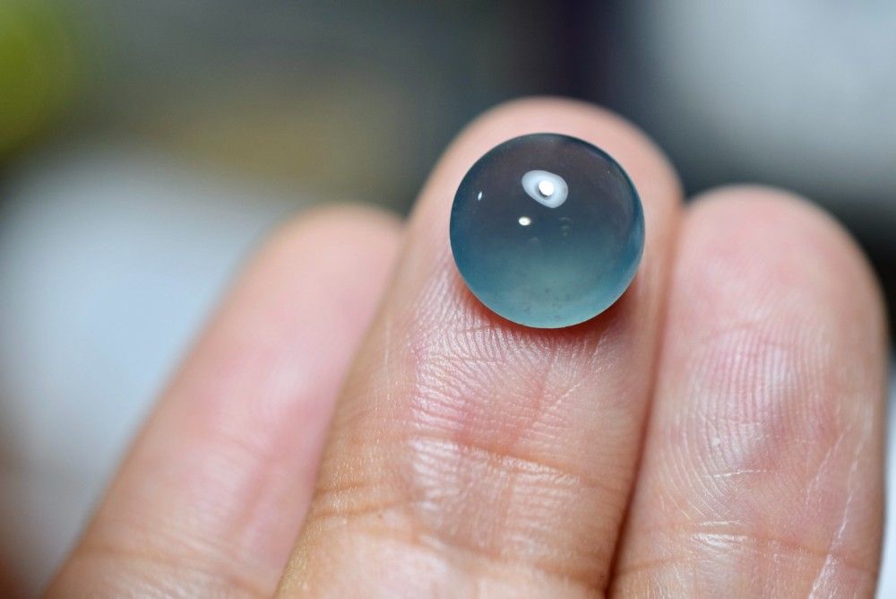 SR12-27 宝石質 氷種 深青色 グアテマラ産 天然 A貨 本翡翠 ルース 硬玉 ジェダイト FORTGASGNV_COM_BR