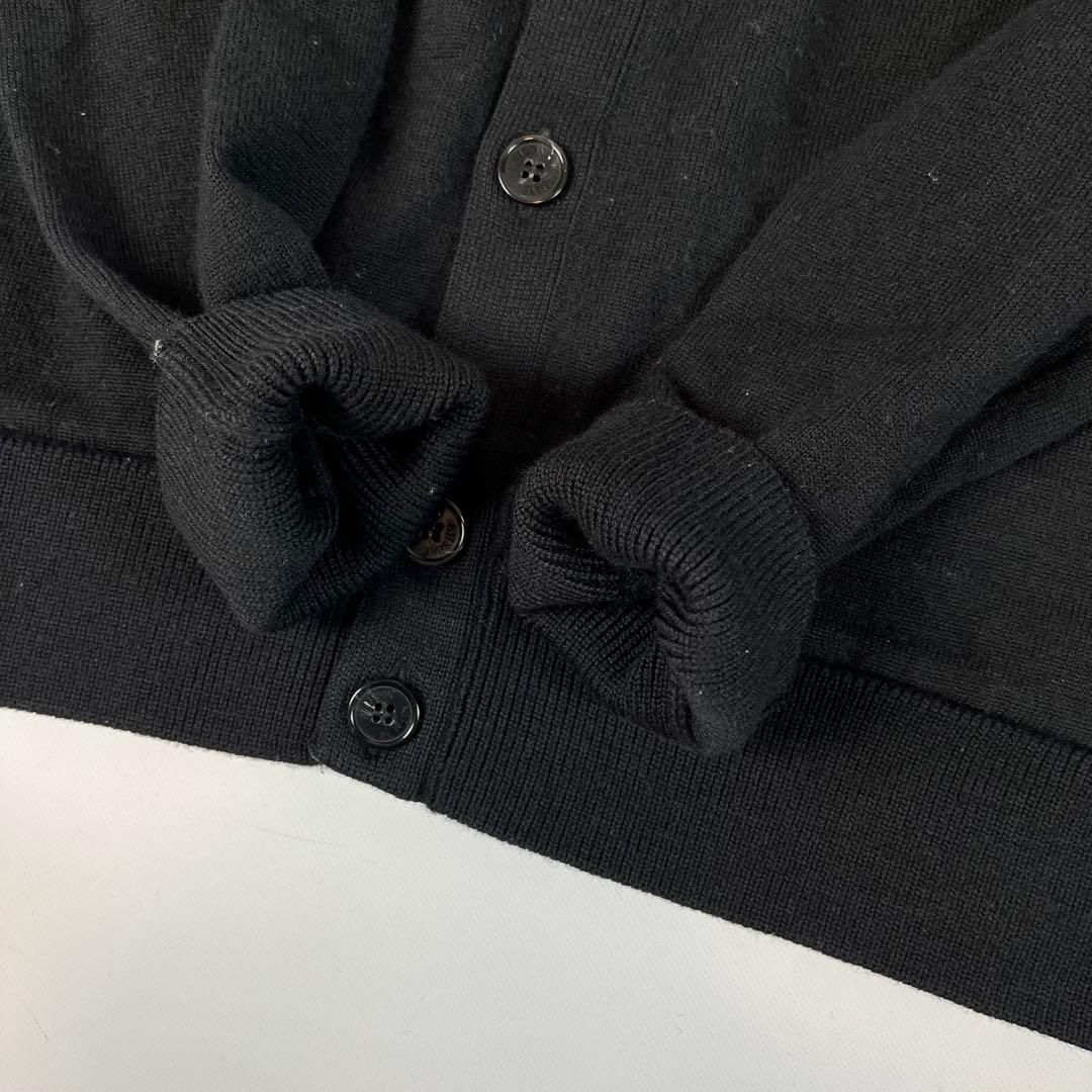 美品 MAISON KITSUNE カーディガン フォックス 刺繍 トリコロール