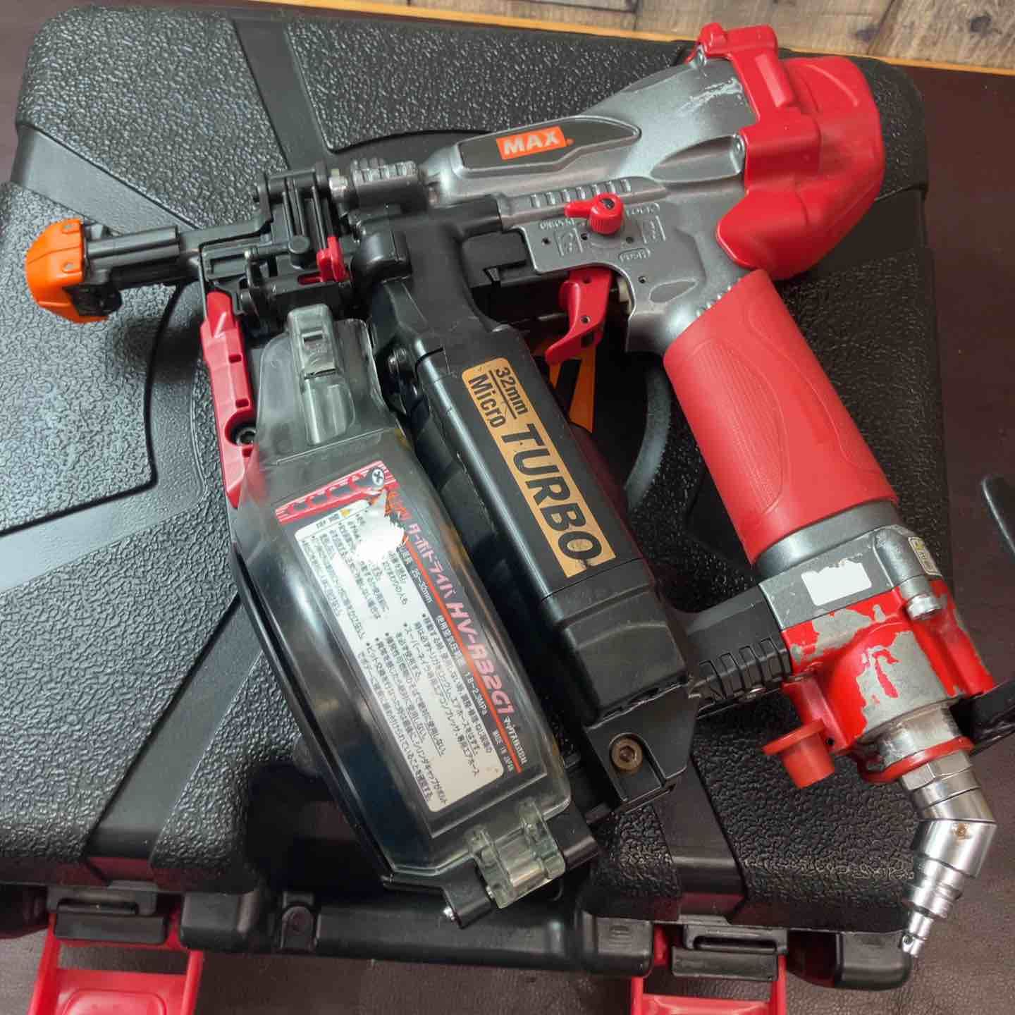 品 マックス MAX 高圧エアネジ打ち機 HV-R32G1 東大和店