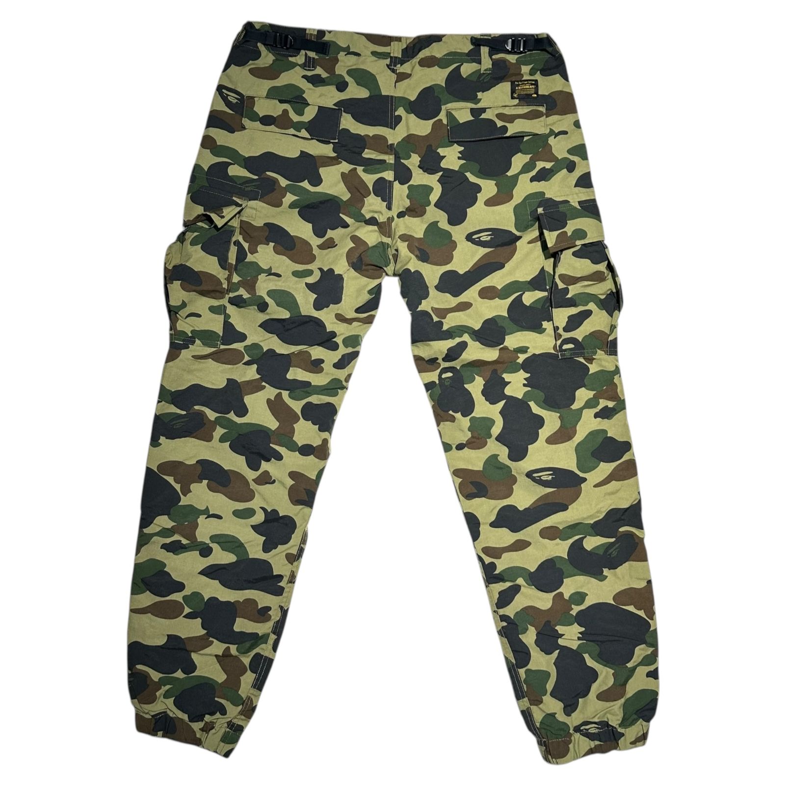 エイプ APE ベイプ BAPE マルチカモ ナイロン カーゴハーフ パンツ A BATHING APE カーゴパンツ TREE EDGE CAMO CARGO SHORTS メンズ