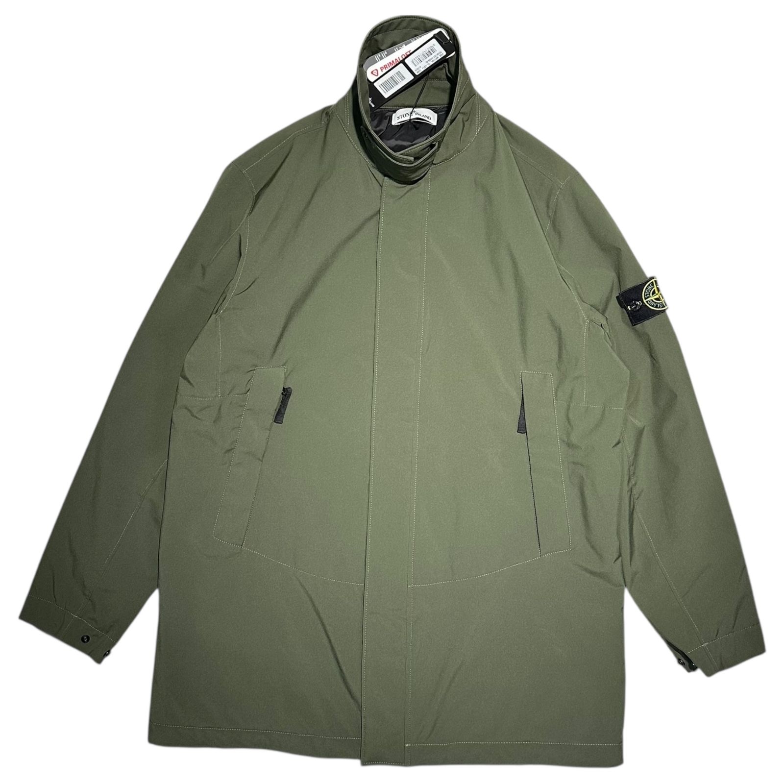 STONE  ストーンアイランド ハーフジップミリタリージャケット STONE ISLAND(ストーンアイランド) Technical Fabric Snap Button Zip