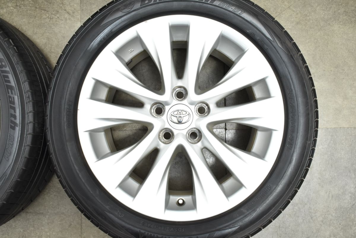 交換用に トヨタ 20 アルファード 純正 18in 7.5J 45 PCD114.3 ヨコハマ 235 50R18 ヴェルファイア 流用 ノーマル戻し FFCRYSTALESIA_COM