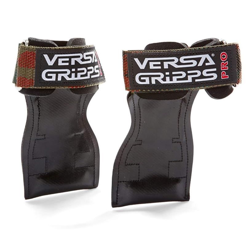 Versa Gripps PRO パワーグリップ 筋力トレーニング リストラップ made in the USA Camo 迷彩 R L 18.1-20.5cm