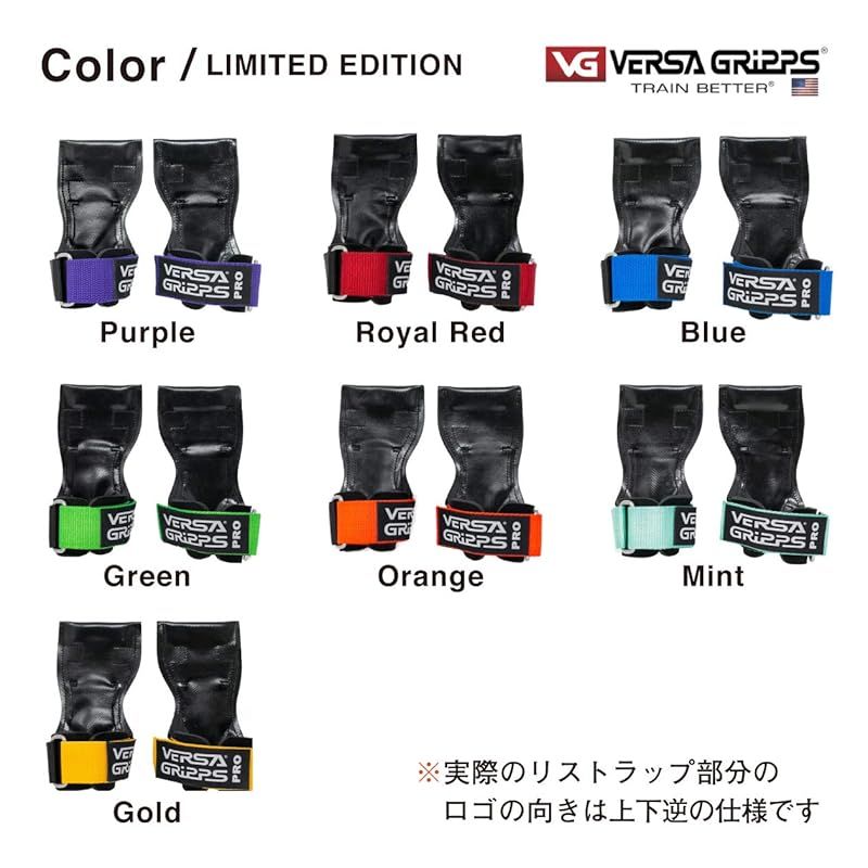 Versa Gripps PRO パワーグリップ 筋力トレーニング リストラップ made in the USA Camo 迷彩 R L 18.1-20.5 cm