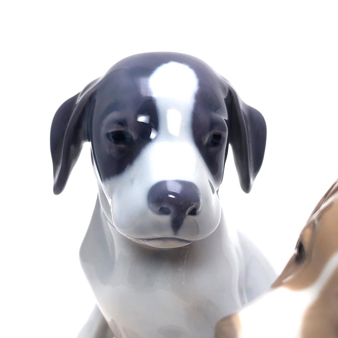 美品】Royal Copenhagen ロイヤルコペンハーゲン／子犬 フィギュリン 2