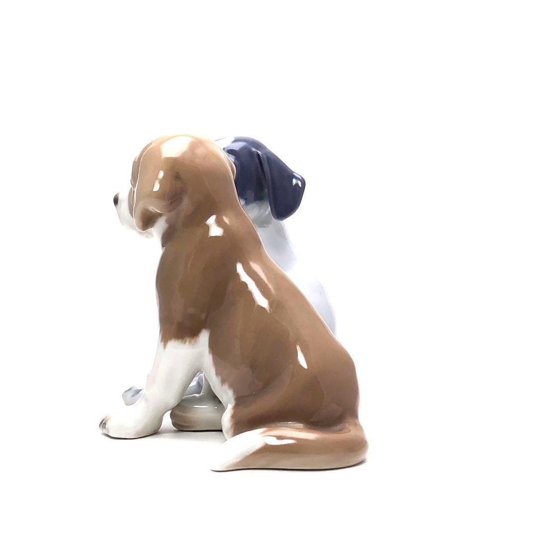 美品】Royal Copenhagen ロイヤルコペンハーゲン／子犬 フィギュリン 2