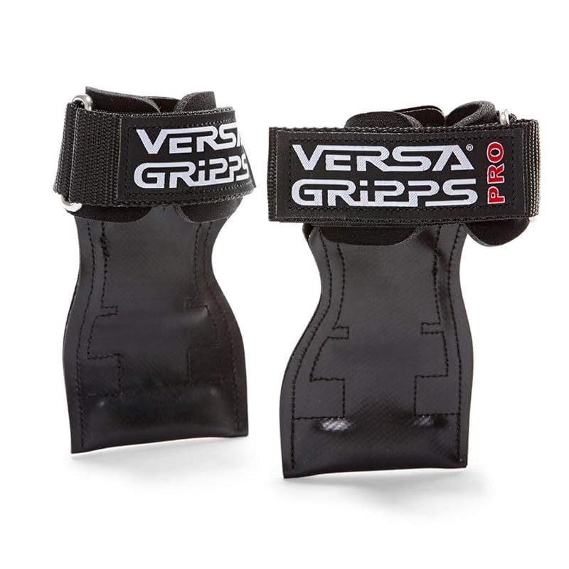 Versa Gripps PRO パワーグリップ 筋力トレーニング リストラップ made in the USA Black 黒 SM 15.6-18.0cm