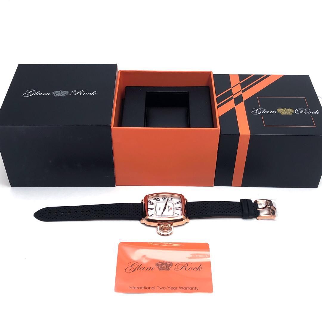 き Glam Rock グラムロック ヴィンテージ コンタテンポ GR09022 自動巻き GP ピンクゴールド ブラック