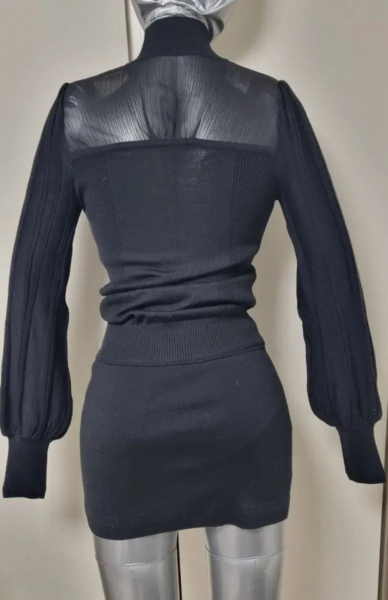 EGOIST シースルー ミット ミニ ワンピース ブラック 55サイズ