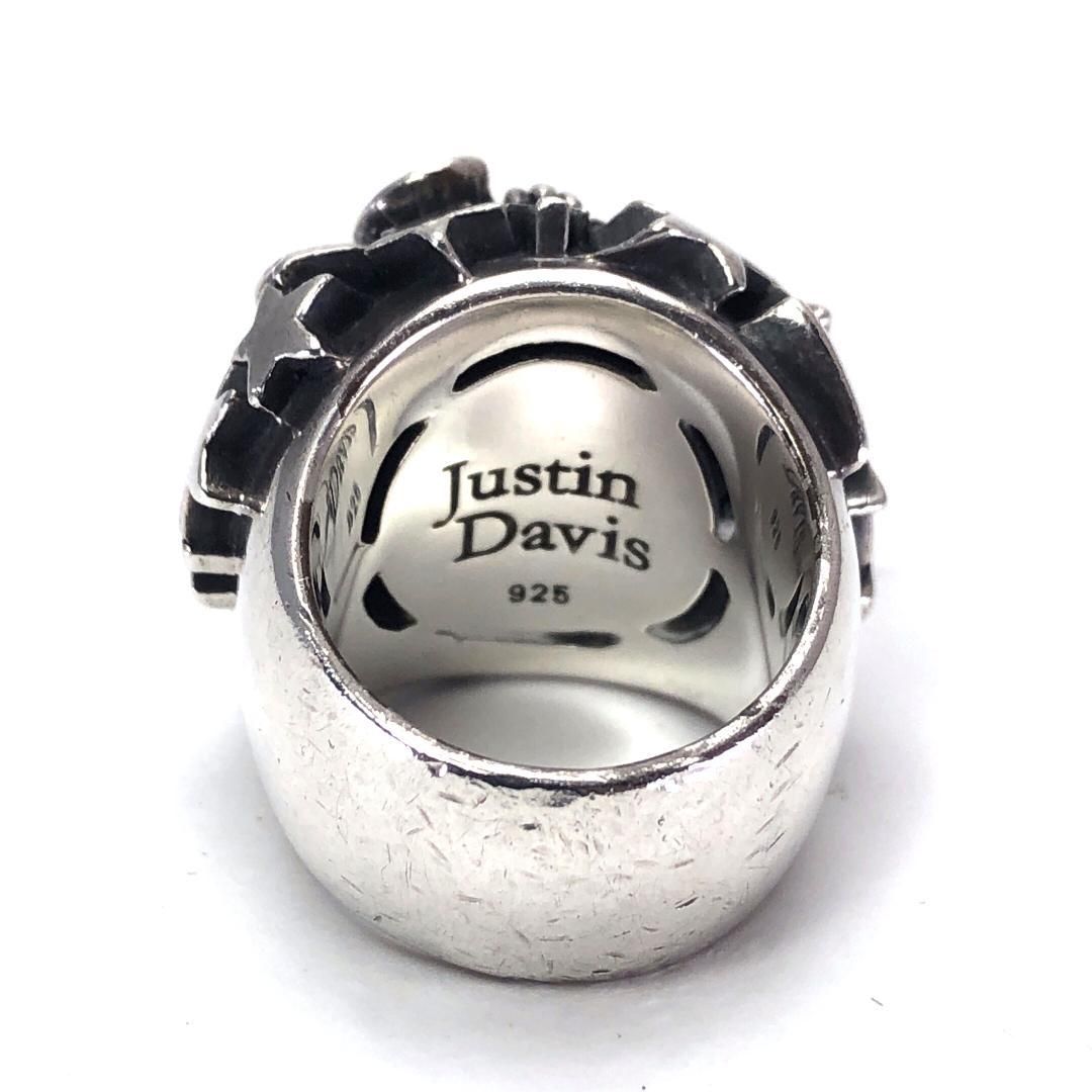 限定品ジャスティンデイビス ミックスアイコンポットリング11号 美品】JUSTIN DAVIS ジャスティンデイビス／メンズ ミックスアイコン