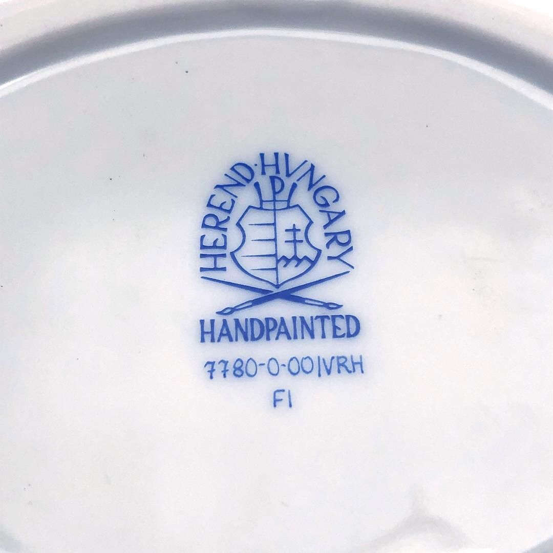 美品】HEREND ヘレンド／ウィーンのバラ 変形ディッシュ ＆ オーバル