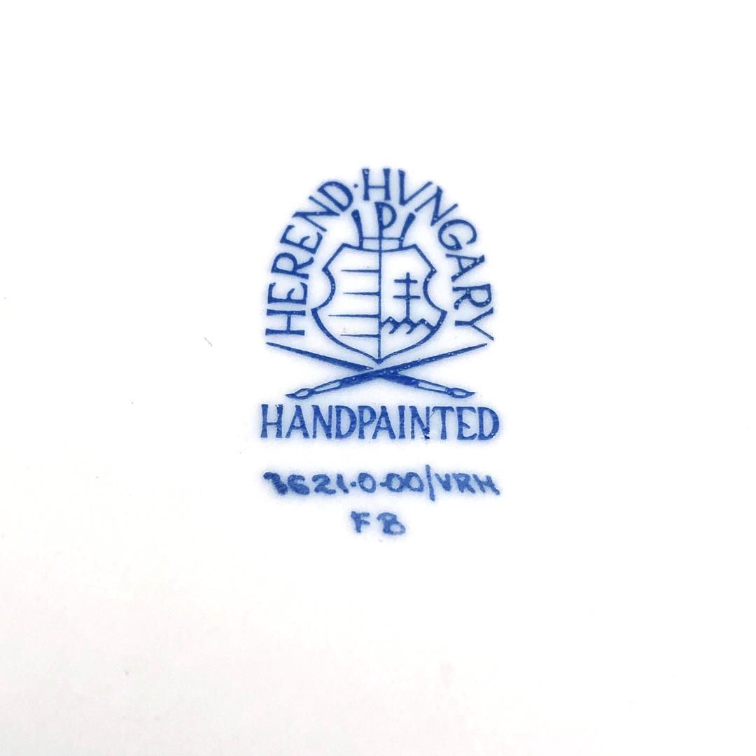 美品】HEREND ヘレンド／ウィーンのバラ 変形ディッシュ ＆ オーバル