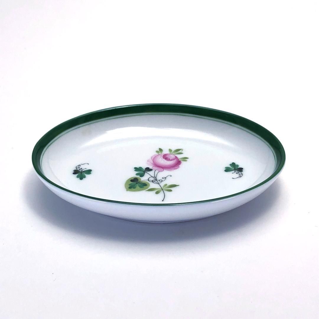 美品】HEREND ヘレンド／ウィーンのバラ 変形ディッシュ ＆ オーバル