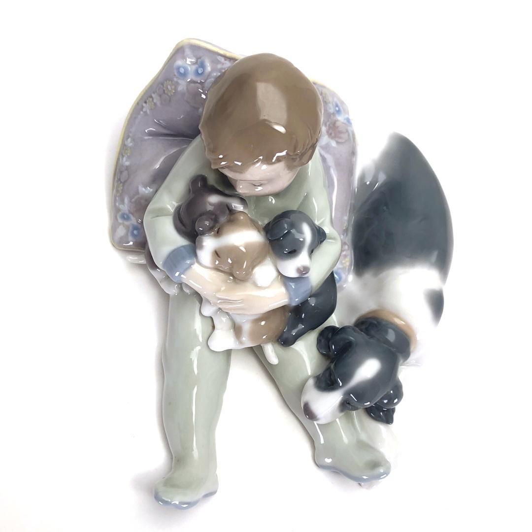 美品】LLADRO リヤドロ／みんな、おねんね／1535／陶器／マルチカラー