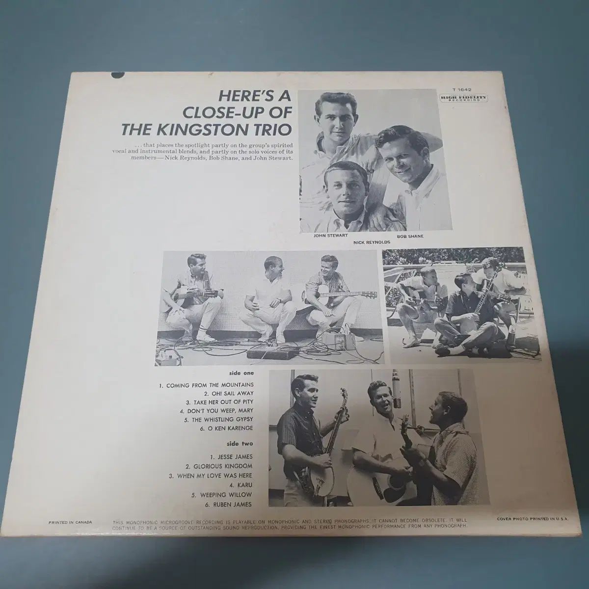 キングストン トリオ LP アメリカ 早い