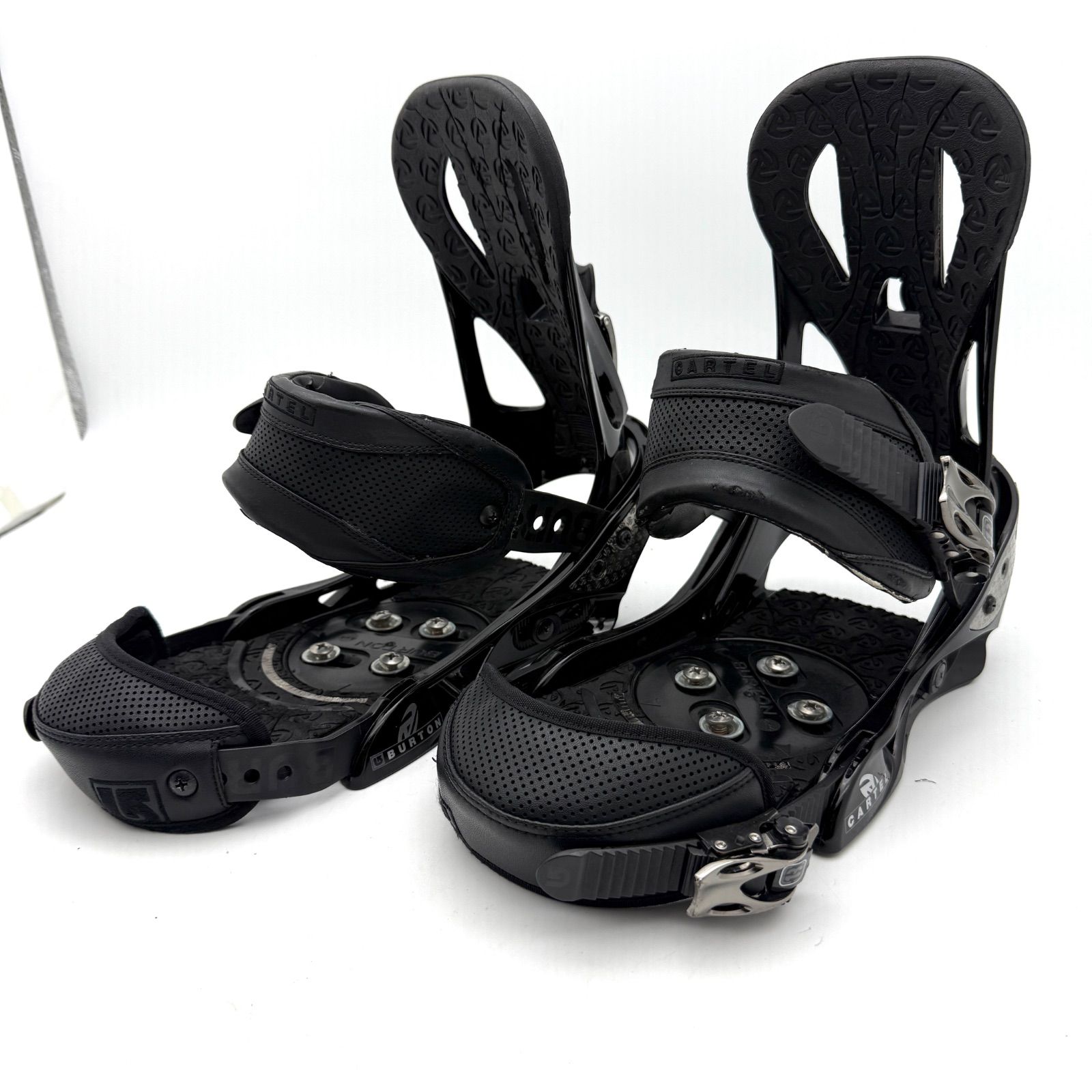 名作モデル Burton CARTEL Mサイズ スノーボード ビンディング バートン ブラック メンズ バインディング カーテル