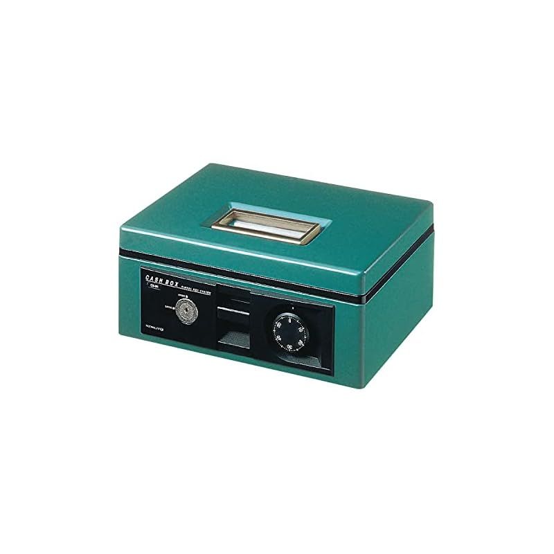 コクヨ KOKUYO 手提げ金庫ダイヤル付 A 5 緑 CB-13 G 1