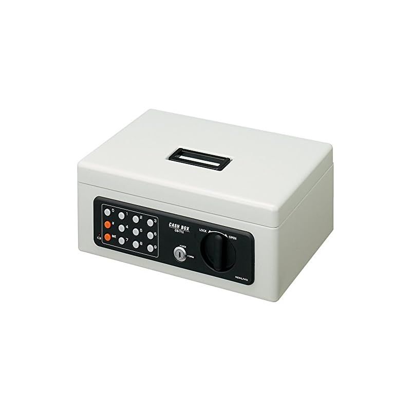 コクヨ 手提げ金庫 テンキー付 グレー B5 CB-T12M 0