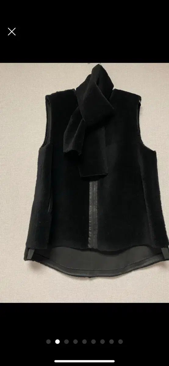 エセリア リバーシブル ベスト マフラー セット