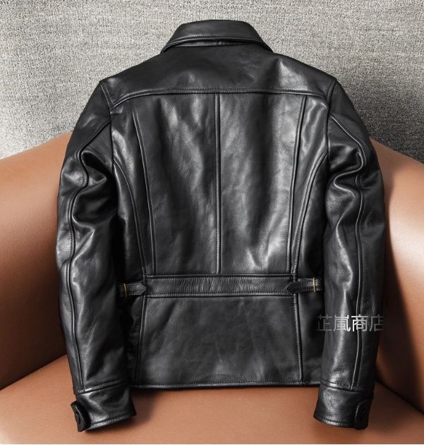 高品質 レザージャケット シングルライダース 革ジャン カウハイド