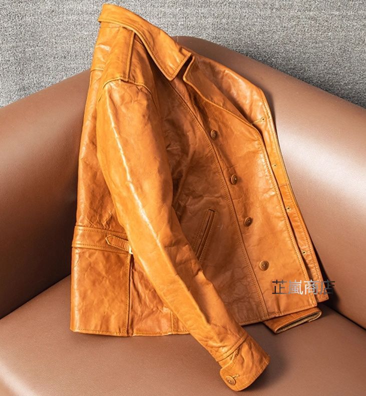 高品質 レザージャケット シングルライダース 革ジャン カウハイド