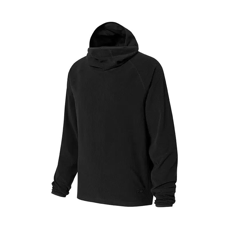 ゼクシィミックス RX メンズ グリッド フリース フーディー ヨガウェア ヨガ ピラティス トレーニング エクササイズ