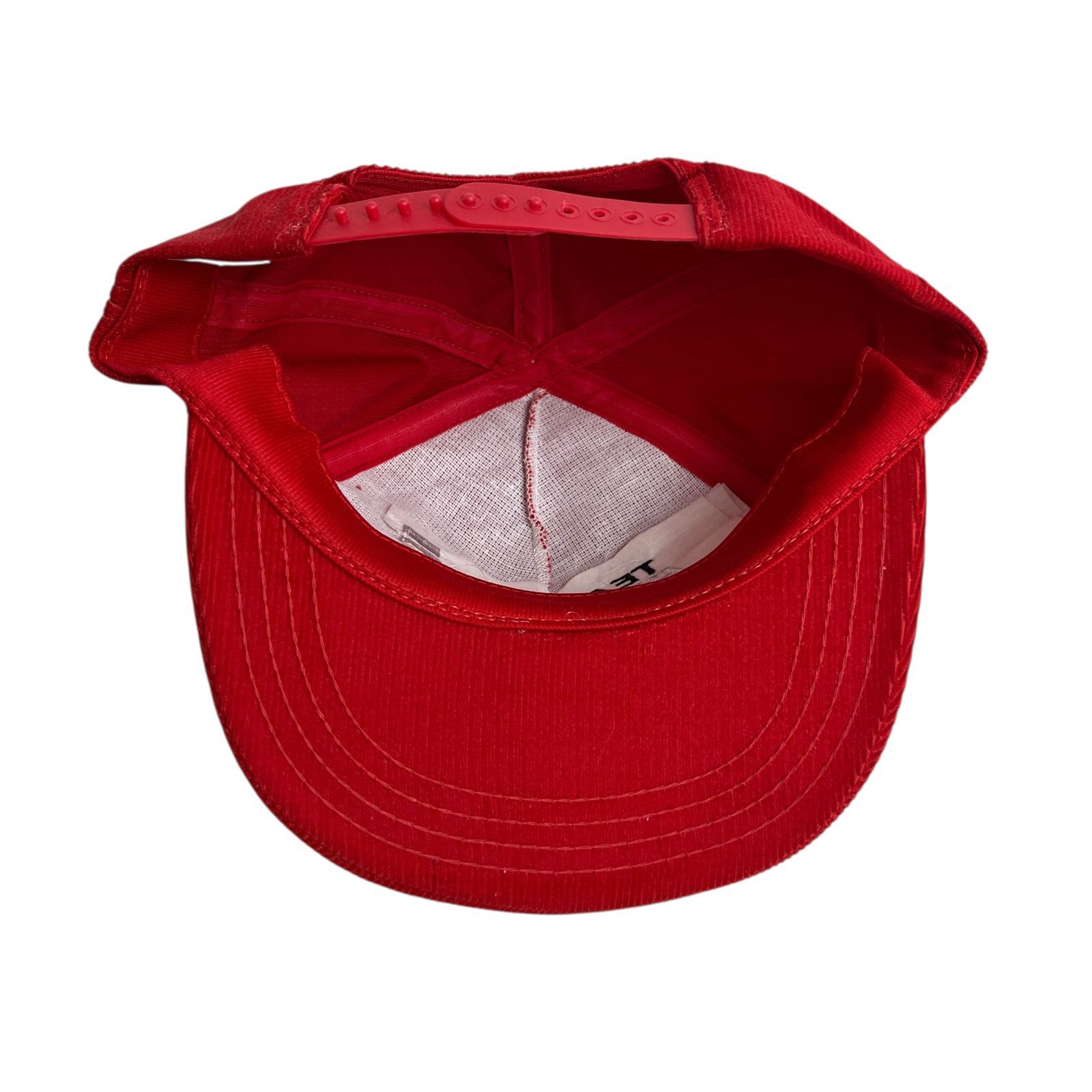 【ビンテージ】コーデュロイトラッカーキャップ　70s Tyrrell ビンテージ】コーデュロイトラッカーキャップ 70s ford バイカー