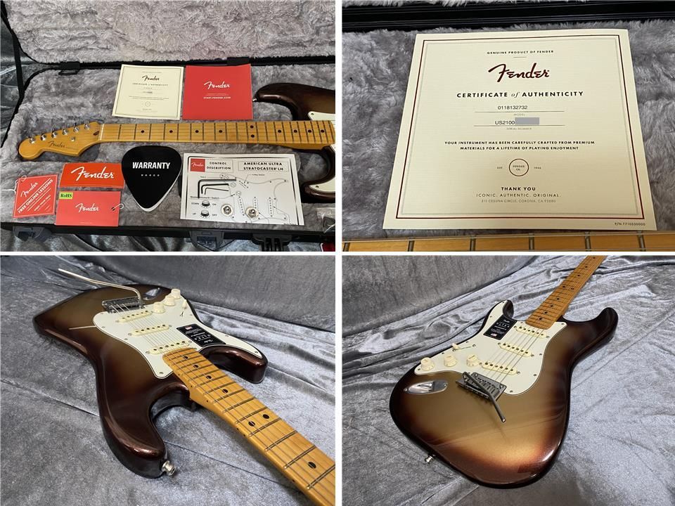 左利き用レフティーモデル Fender