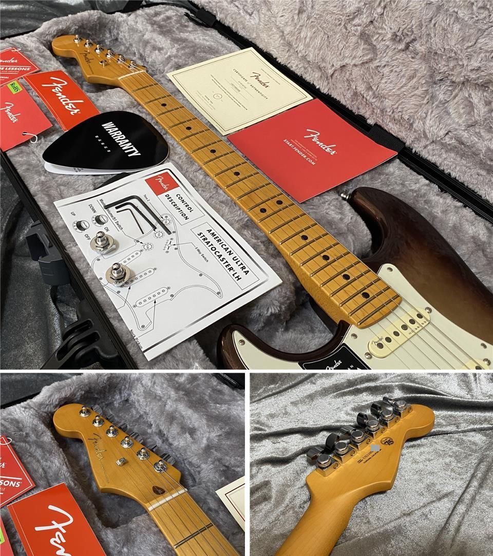  左利き用レフティーモデル Fender USA American Ultra Stratocaster ハードケース付 フェンダー アメリカン ウルトラ ストラトキャスター エレキギター エレキギター ギター