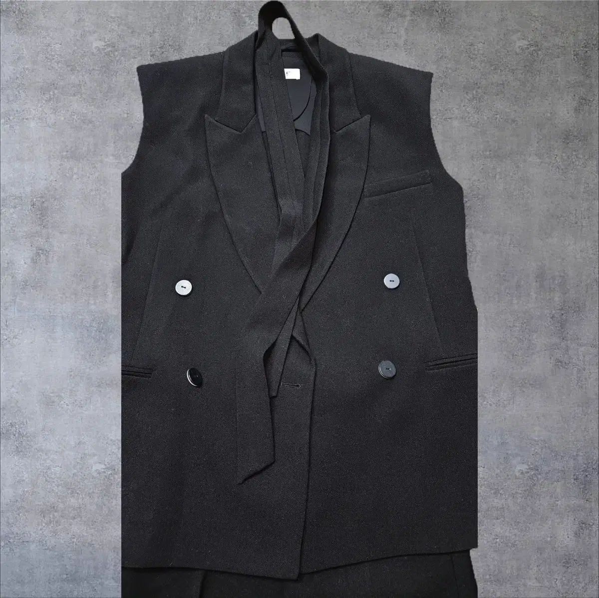 HAE146 ベスト ワイド パンツ セットアップ S サイズ