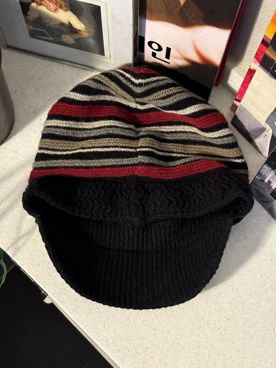 DIESEL ストライプ ニートキャップ