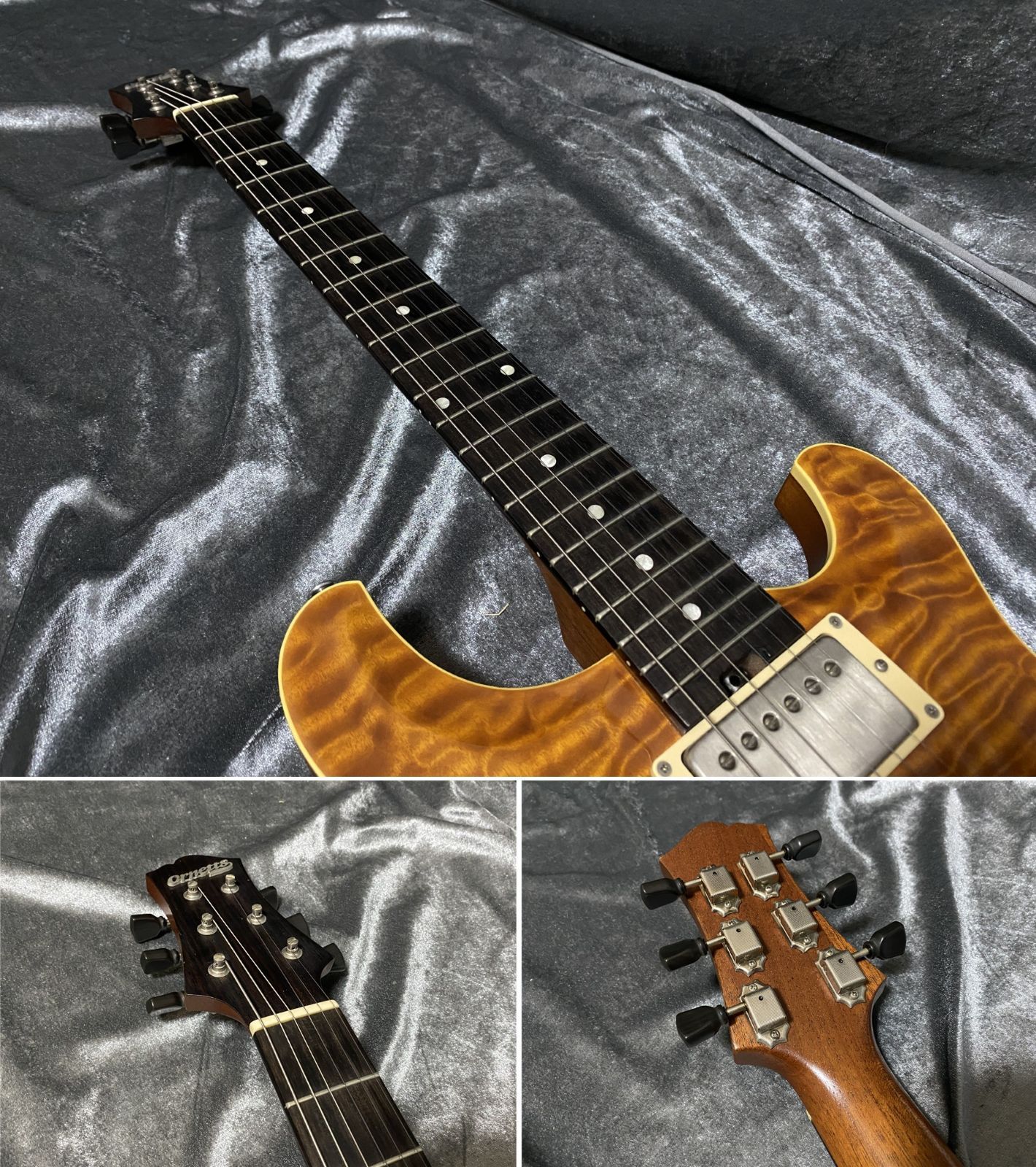 Ornetts GM8 .0kg軽量 5Aグレードのキルトメイプルトップ ラッカー 