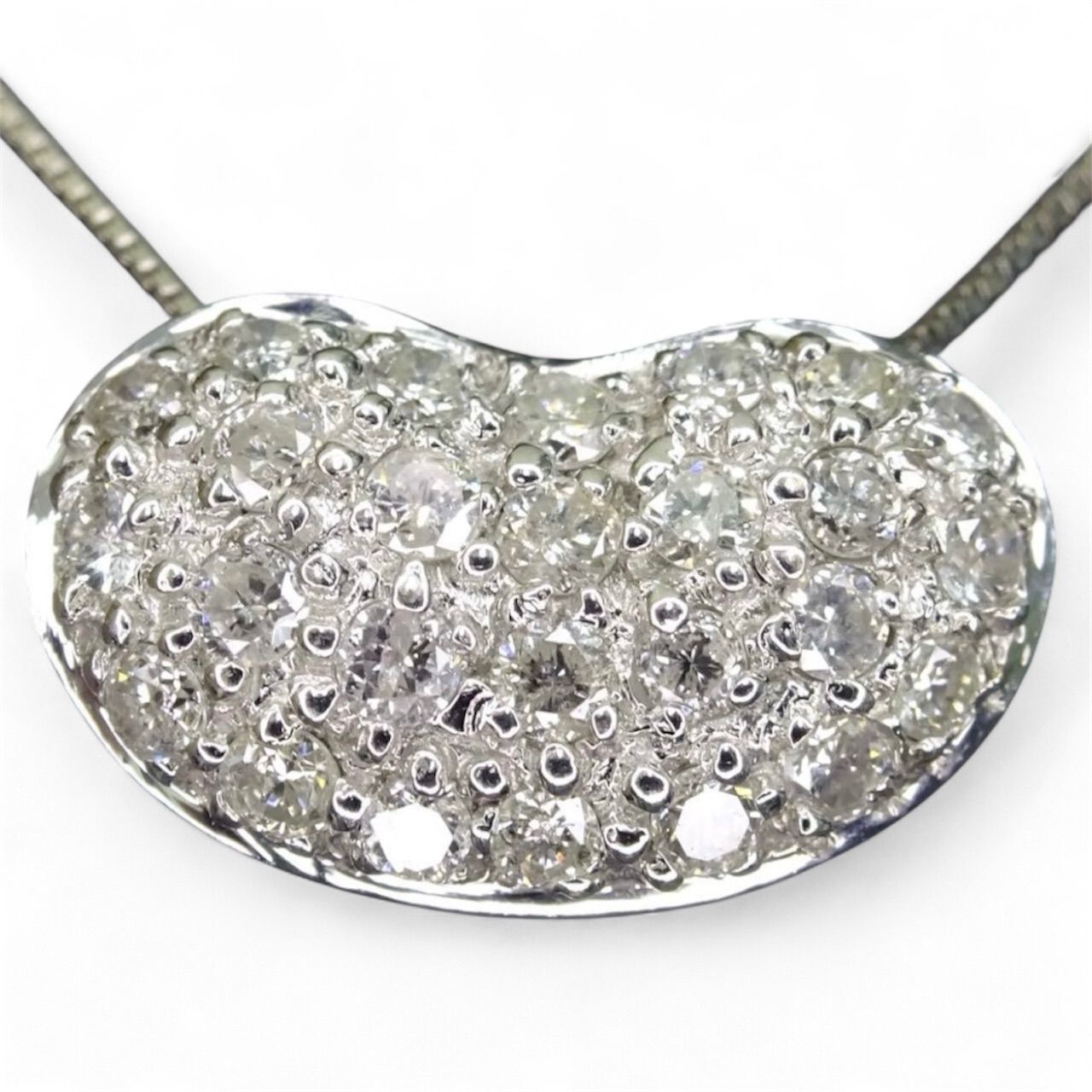 18金ホワイトゴールド K18WG GOLD 750 天然ダイヤモンド0.30ct K18WG 